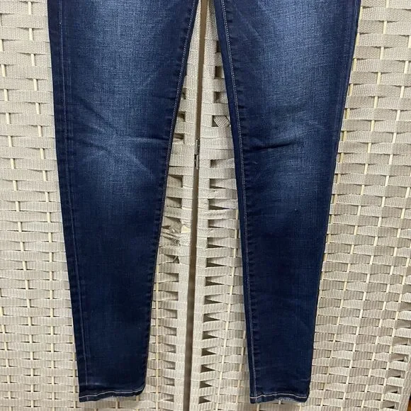 American Eagle HI-RISE JEGGING Jeans Women's 4R Blue Dark Wash Stretch Denim - Picture 4 of 11